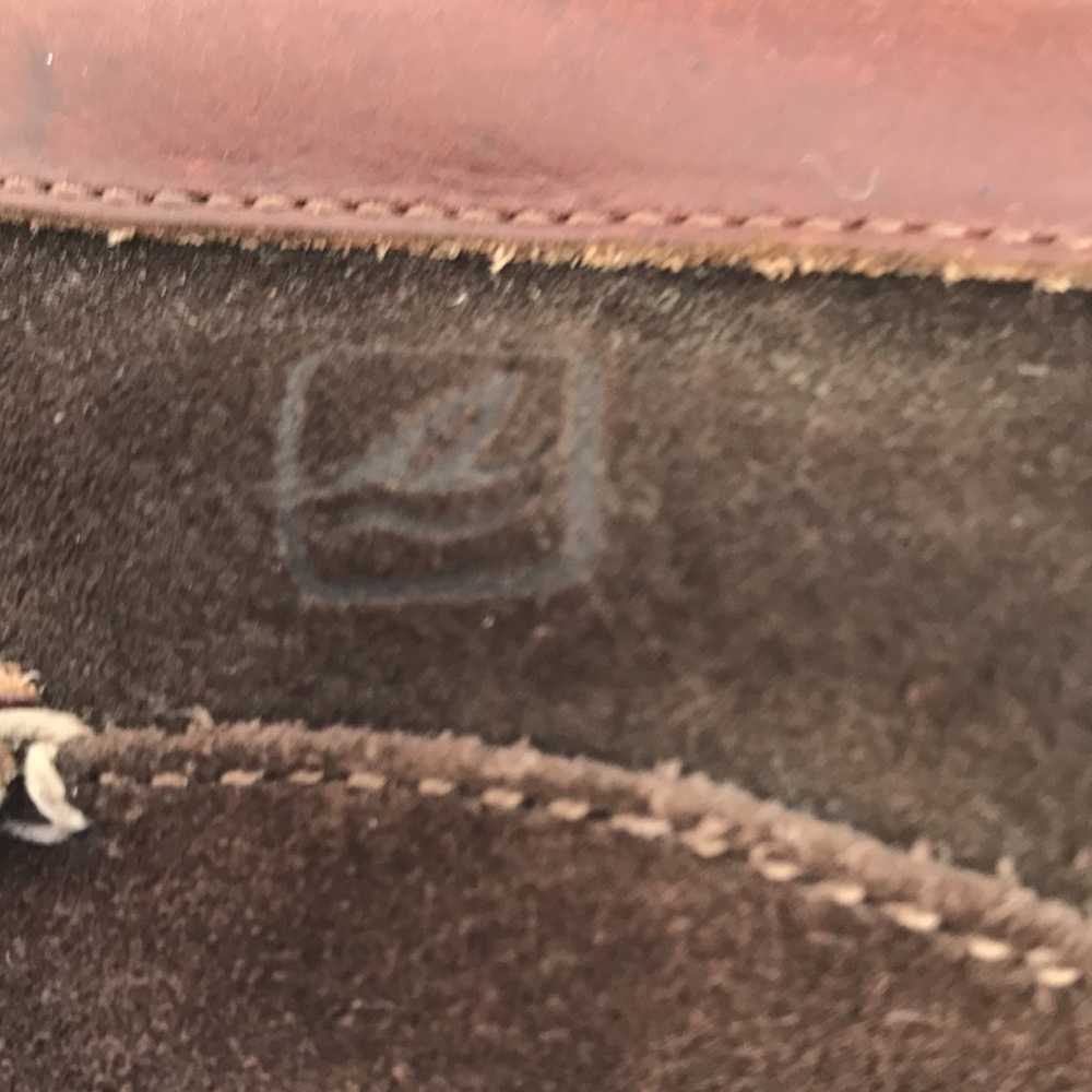 Sperry Top Siders Size 10 olive-y brown color - Picture 11 of 15